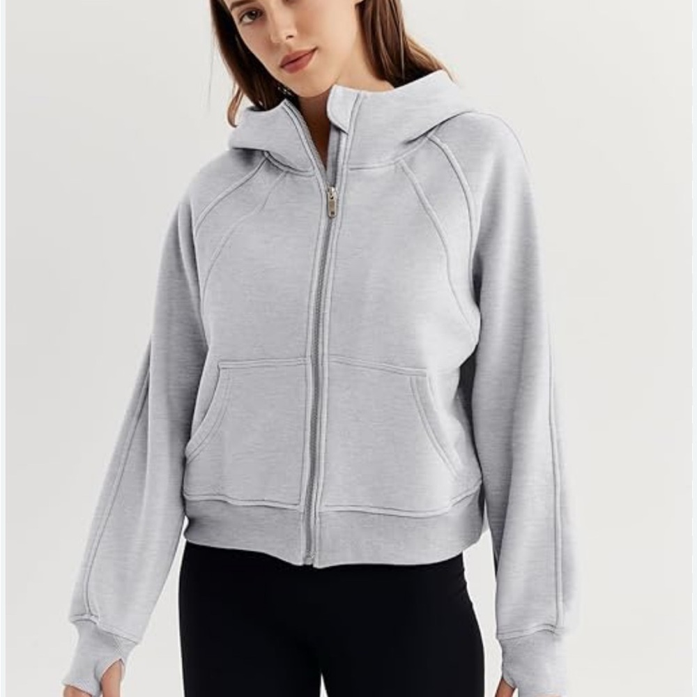 Lululemon Athletica Light blue Zip-Up Hoodie